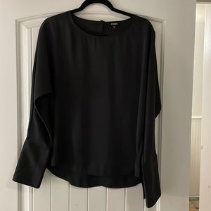 Black long sleeve blouse
